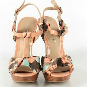 Aldo Coral Print Heels